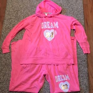 Pink sleepwear I’ve worn it as a jumpsuit before